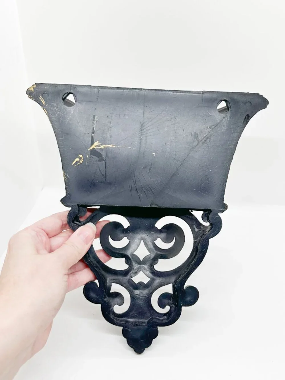 Vintage Burwood Gothic Wall Planter Witchy Whimsigoth